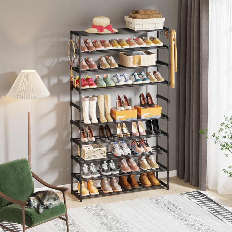 17 Stories 10 Tiers Shoe Rack Shoe Shelf Large Capacity Shoe